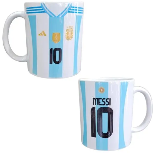 TAZA CAMISETA SELECCION ARGENTINA MESSI